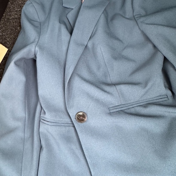 Light teal blue blazer - Picture 6 of 9